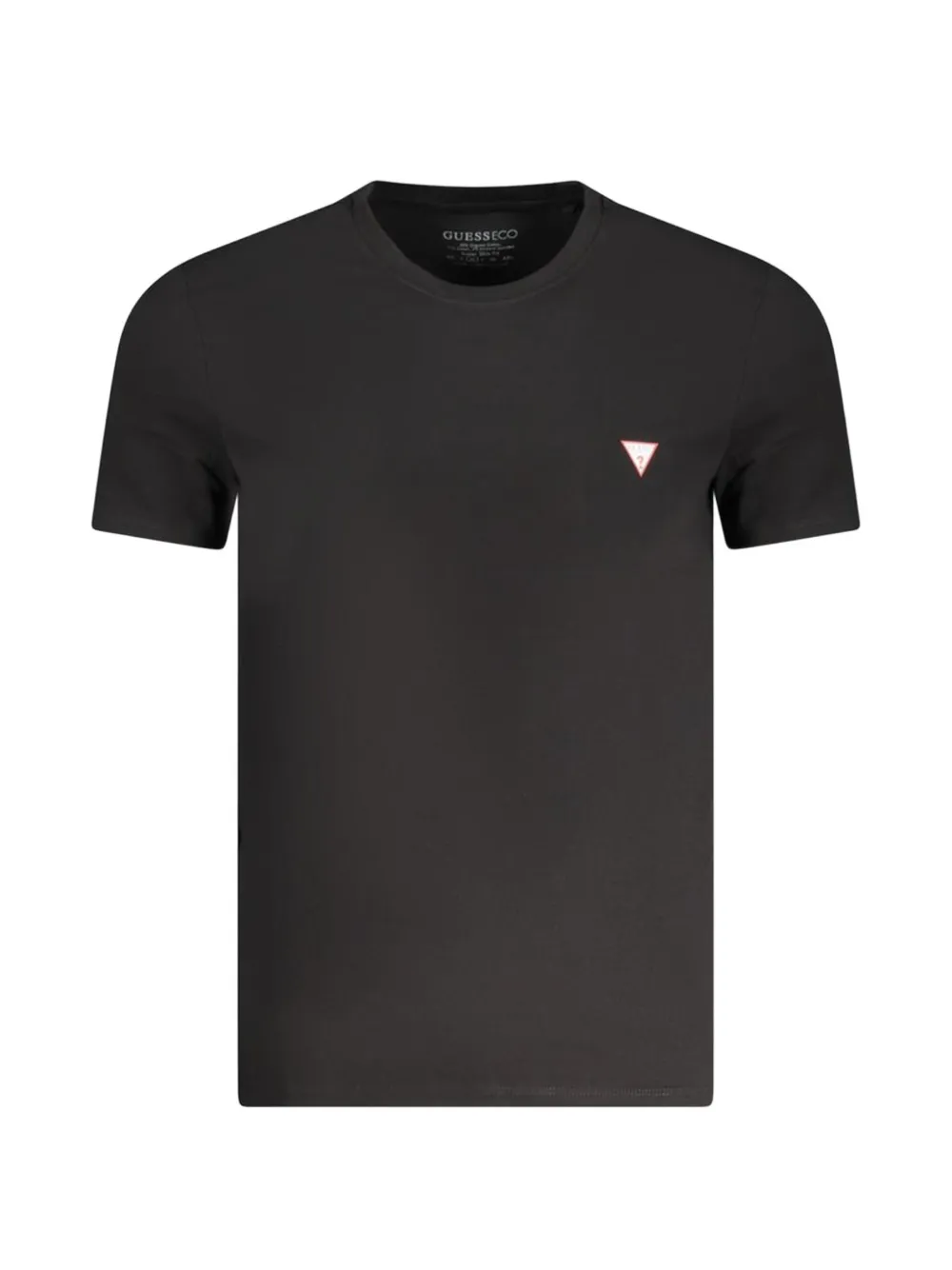 GUESS USA logo-patch crew-neck T-shirt - Nero