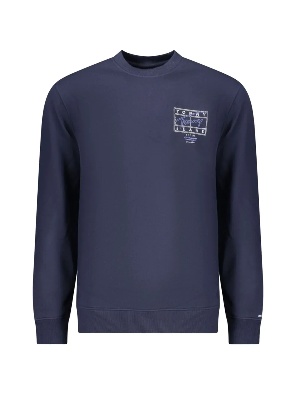 Tommy Jeans logo-print cotton sweatshirt