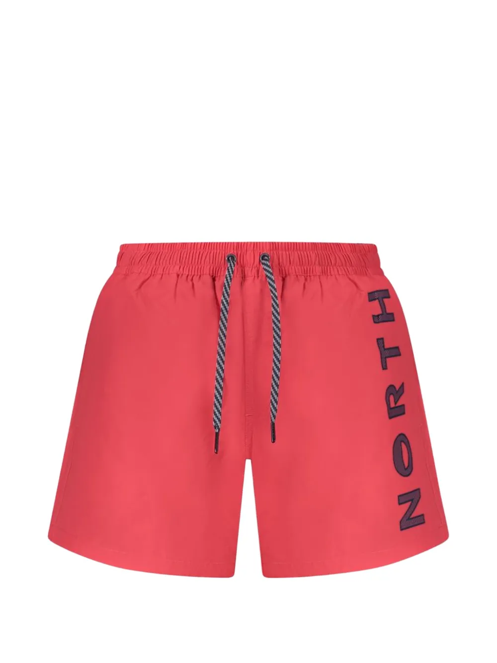 North Sails logo-print drawstring swim shorts - Rosso