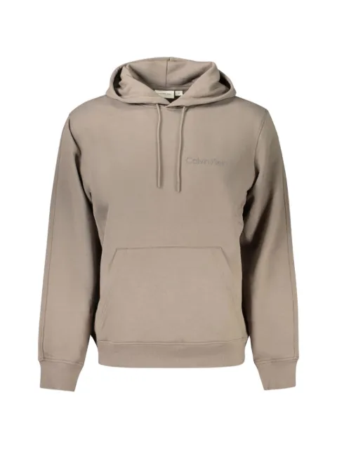 Calvin Klein logo-embroidered hoodie