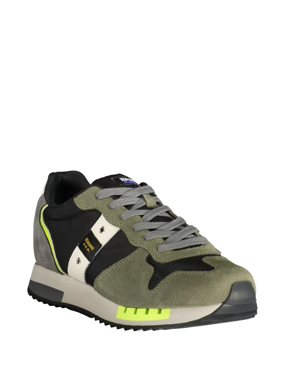 Blauer Green Polyester Sneaker In Green
