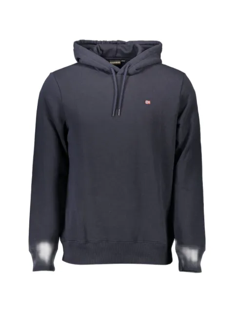 Napapijri logo-patch drawstring hoodie