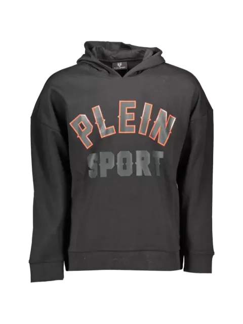 Plein Sport Felpa con stampa e cappuccio