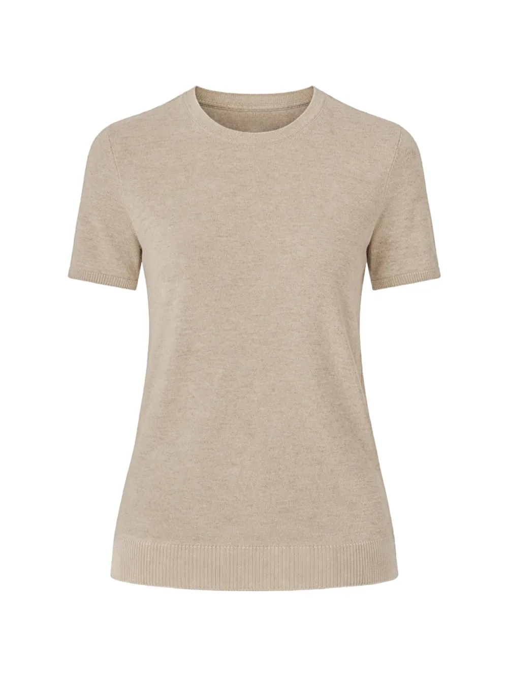 The Row Kurzärmeliges T-Shirt - Nude