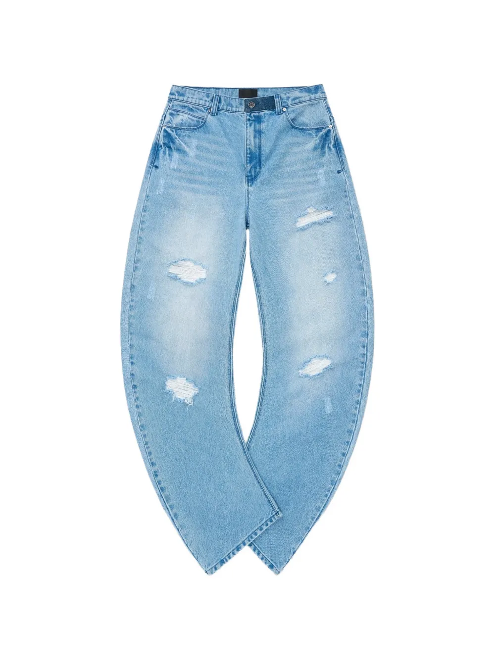 RTA Xander barrel-leg jeans - Blue