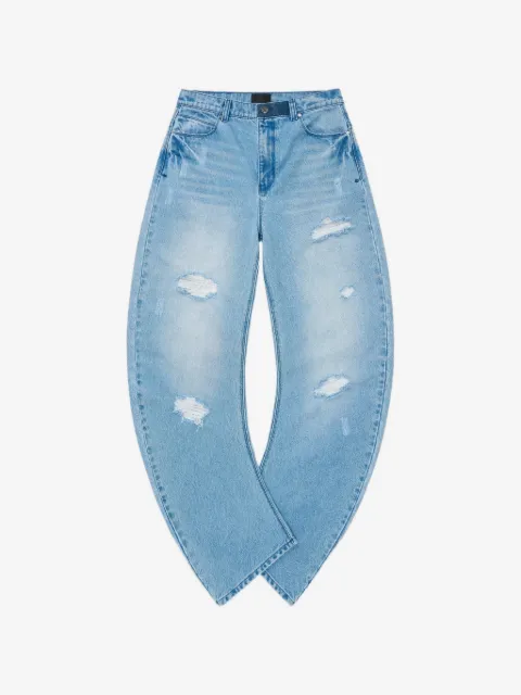 RTA Xander barrel-leg jeans