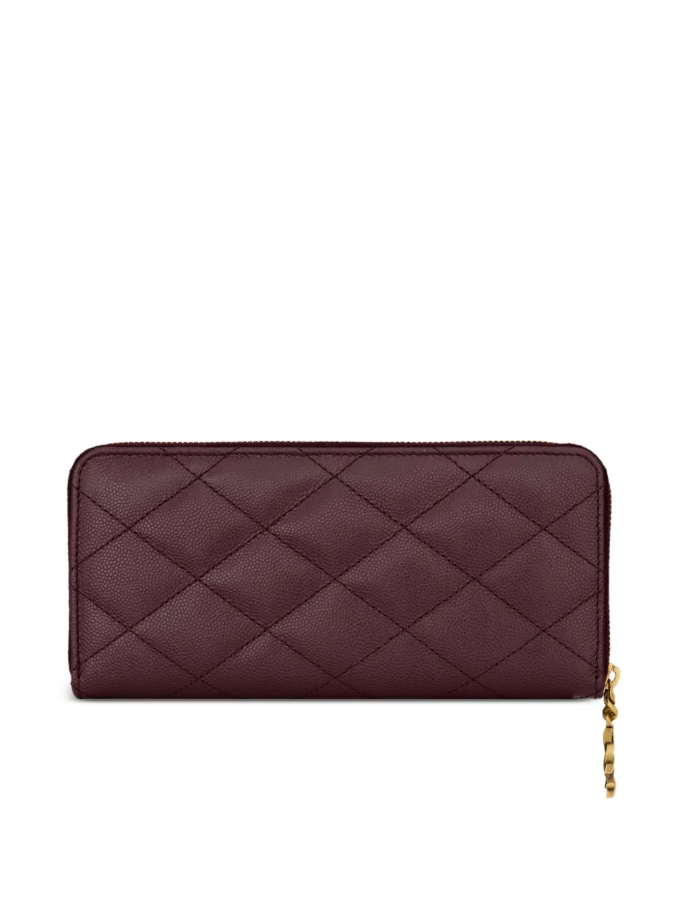 Saint Laurent Cassandre Bijou portemonnee Paars