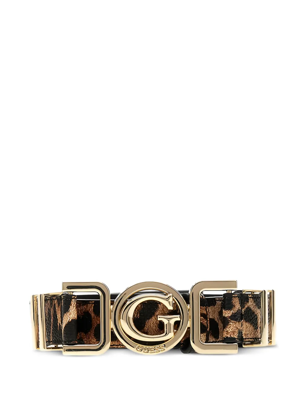 GUESS USA Cirene leopard-print belt - Marrone
