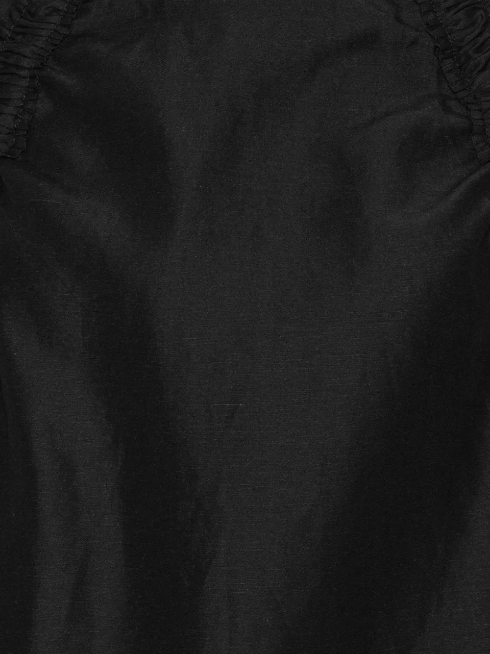 Henrik Vibskov Insurance blouse met strikdetail Zwart