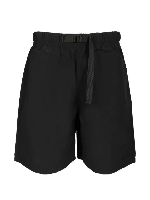 Maison Kitsuné belted logo-print shorts