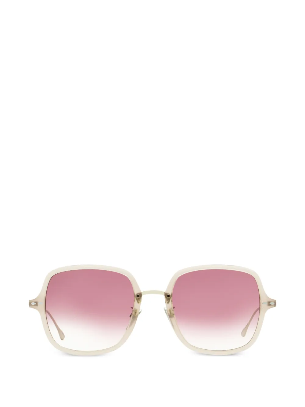 Isabel marant Eyewear Maelle square-frame sunglasses - Nude