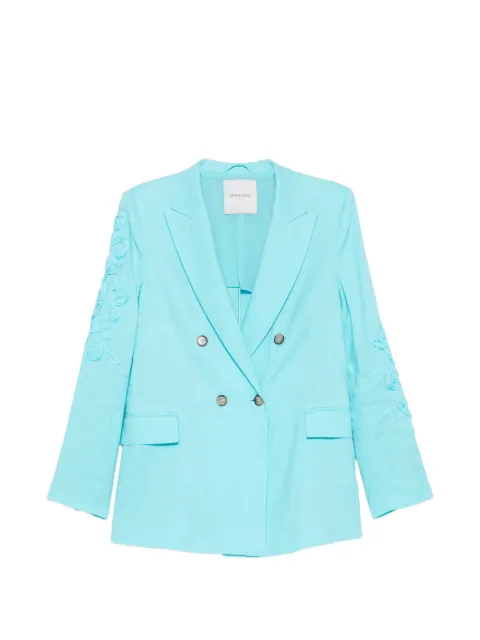ERMANNO FIRENZE  blazer bordado con doble botonadura