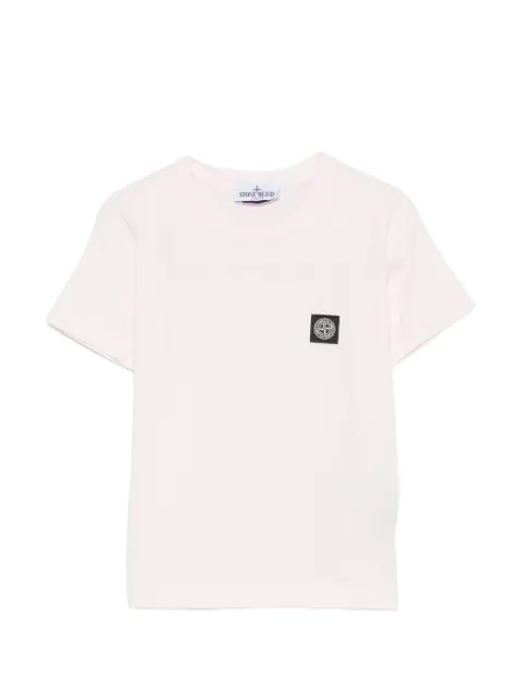 Stone Island Junior playera con parche del logo