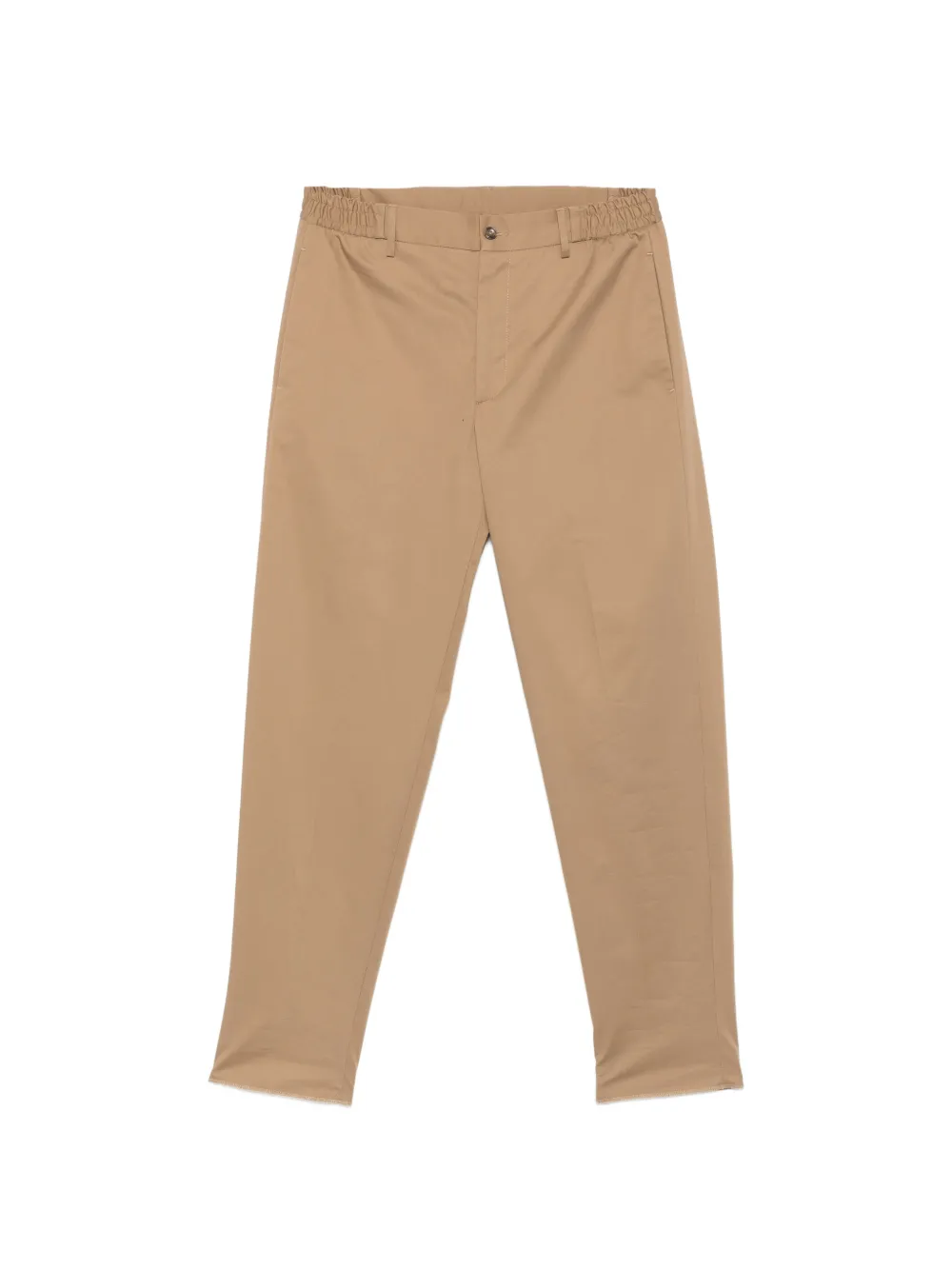 Tagliatore Pantaloni dritti con vita elasticizzata - Marrone