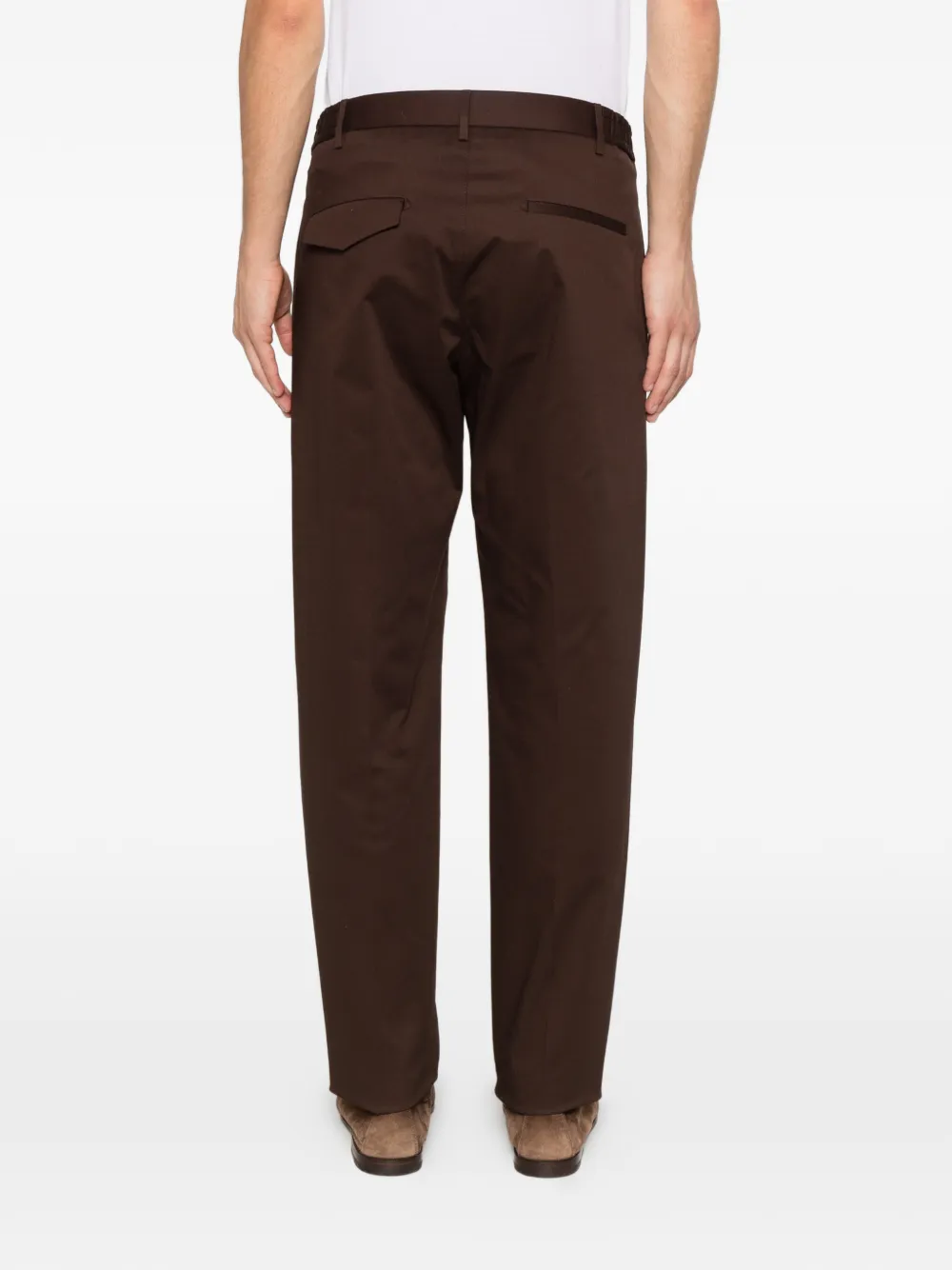 Tagliatore Broek met riemlussen Bruin