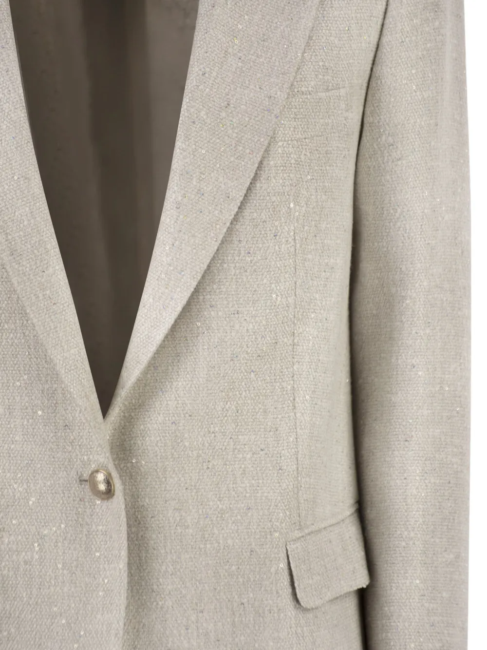 Tagliatore Blazer met enkele rij knopen Beige