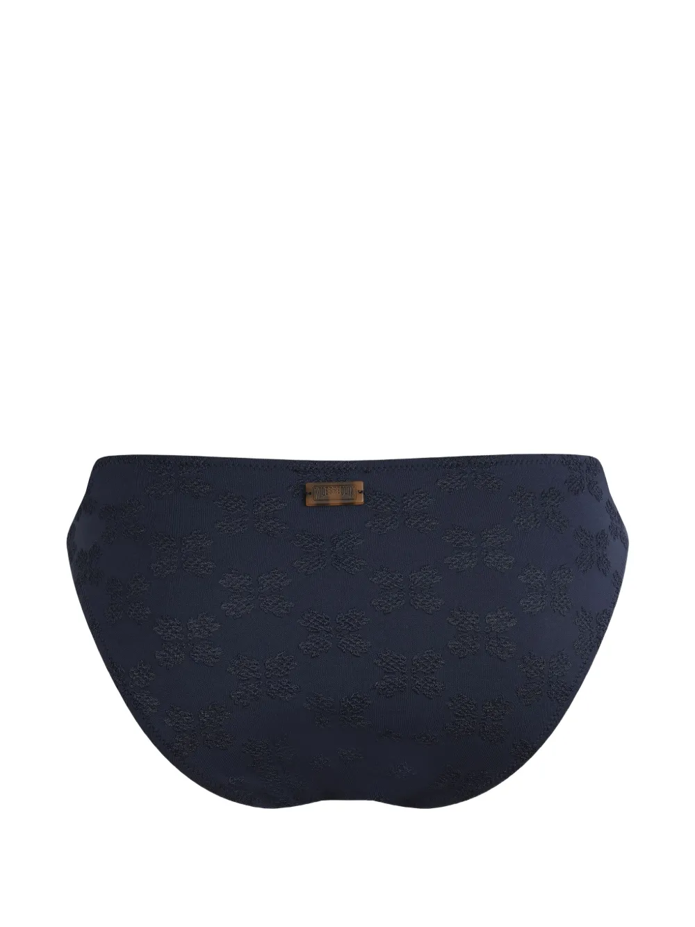 Vilebrequin Gesmockte bikinislip met geborduurde schildpad Blauw