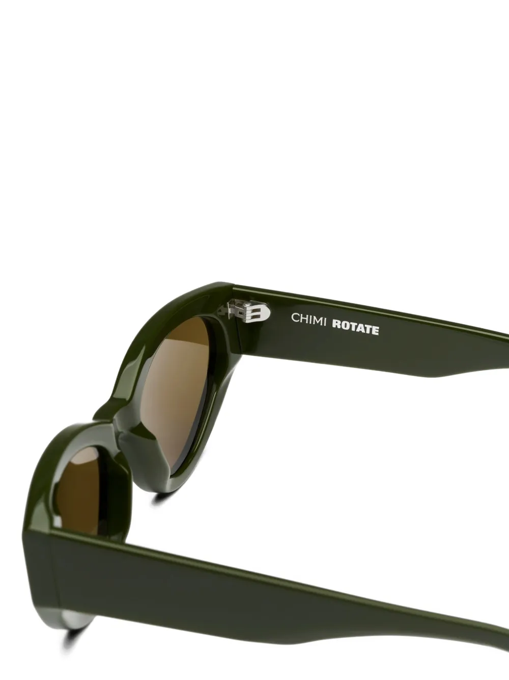 Chimi Rotate 06 cat-eye zonnebril Groen