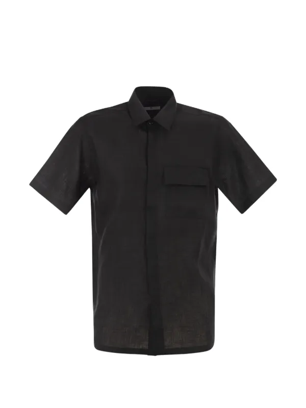 PT Torino Short-sleeved Shirt in Black