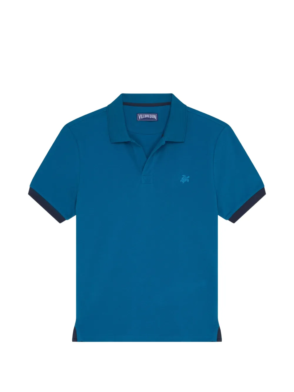 Vilebrequin embroidered-logo polo shirt - Blu