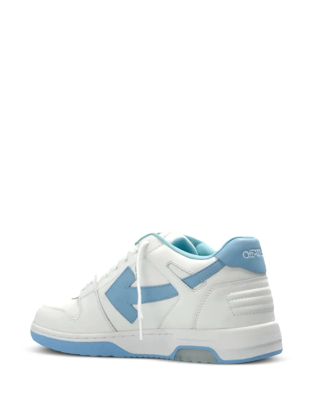 Off-White Out Of Office lace-up leather sneakers Wit