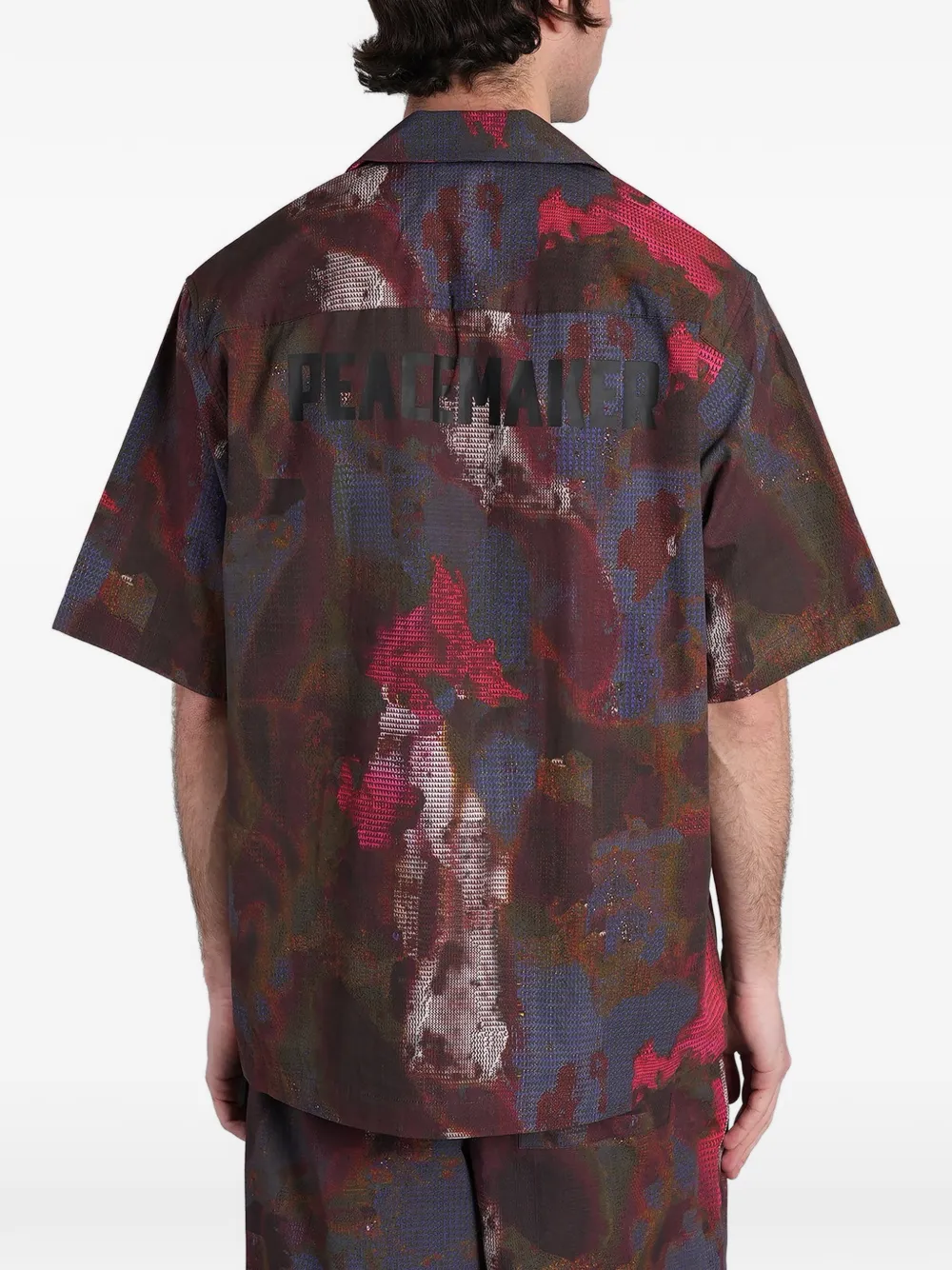 Peacemaker Oamc Overhemd met abstracte print Rood