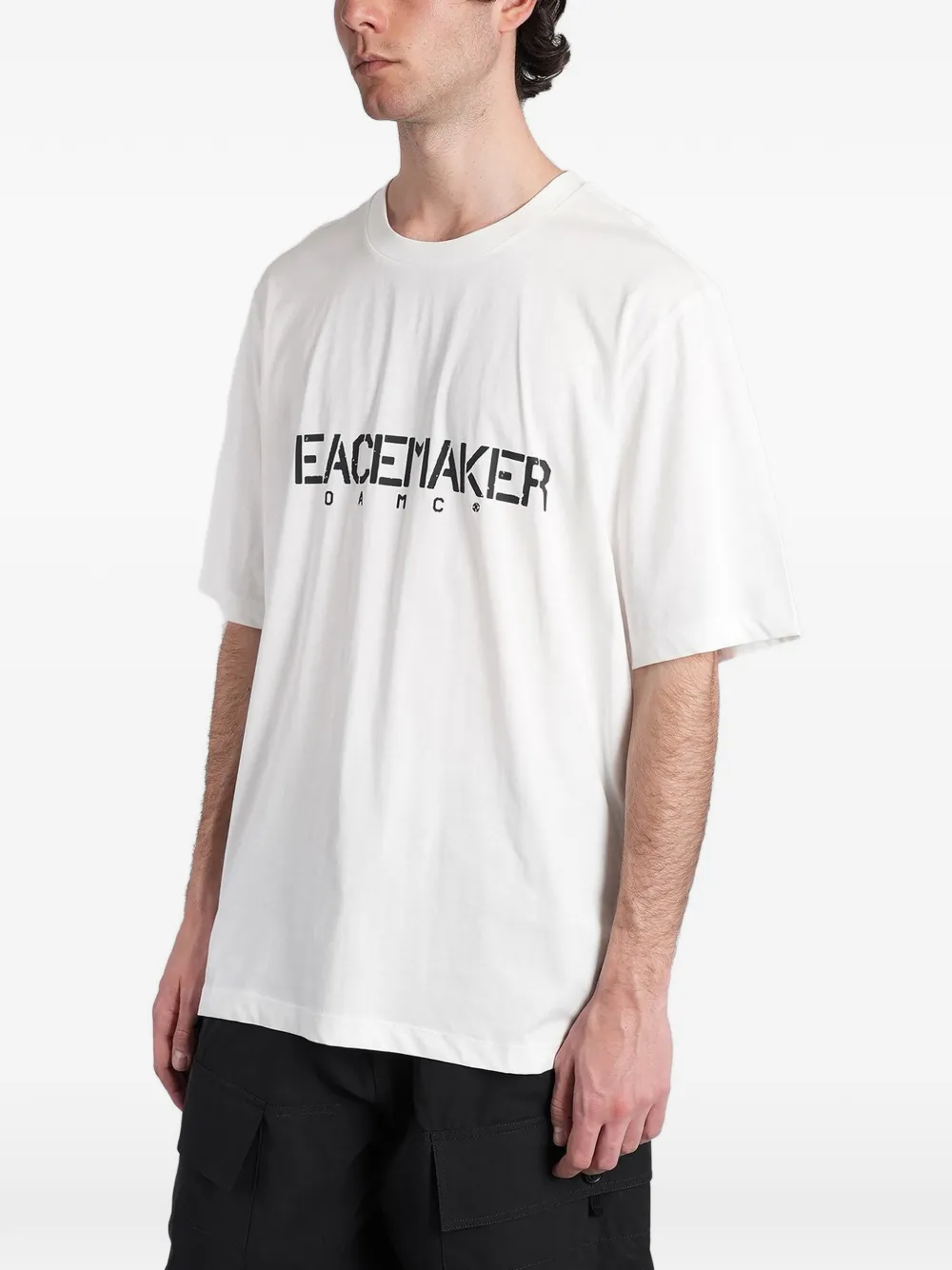 OAMC Peacemaker logo-print T-shirt | White | FARFETCH