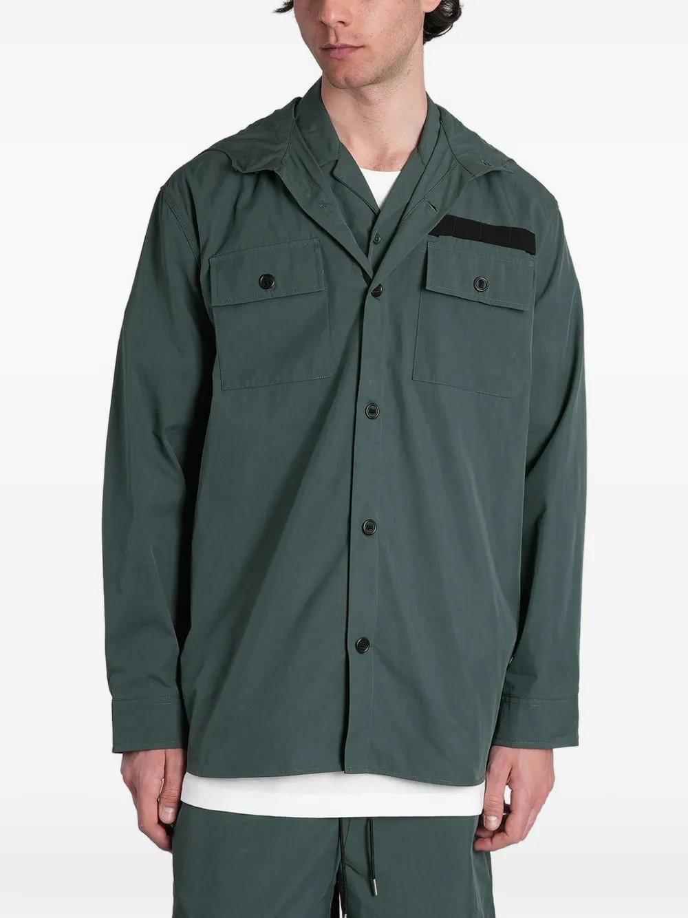 Peacemaker Oamc hooded shirt - Verde
