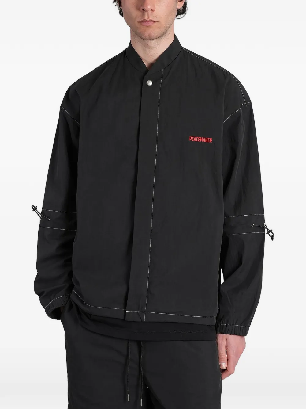 Peacemaker Oamc contrast-stitch shirt - Nero