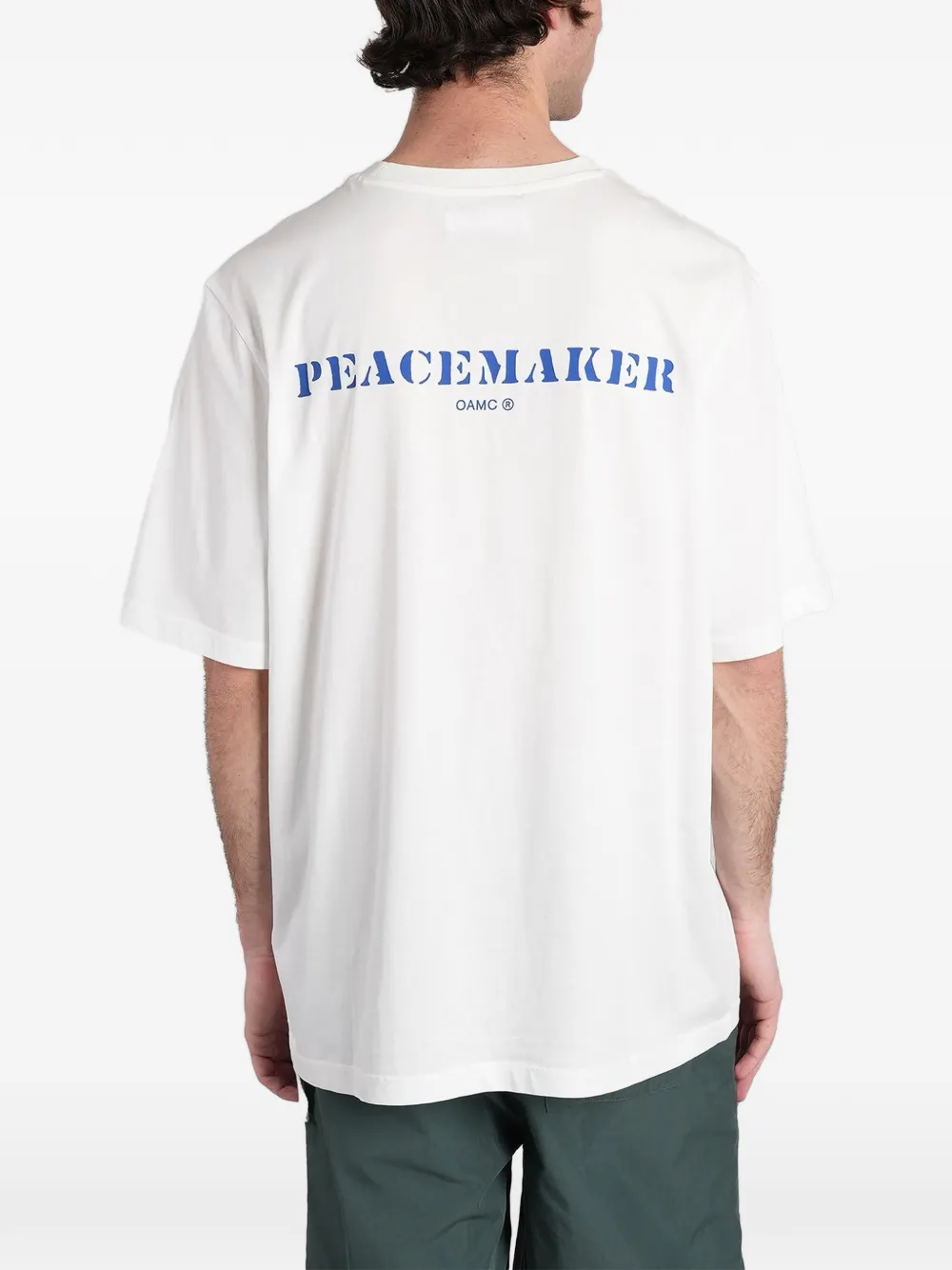 OAMC Peacemaker T-shirt met logoprint Wit