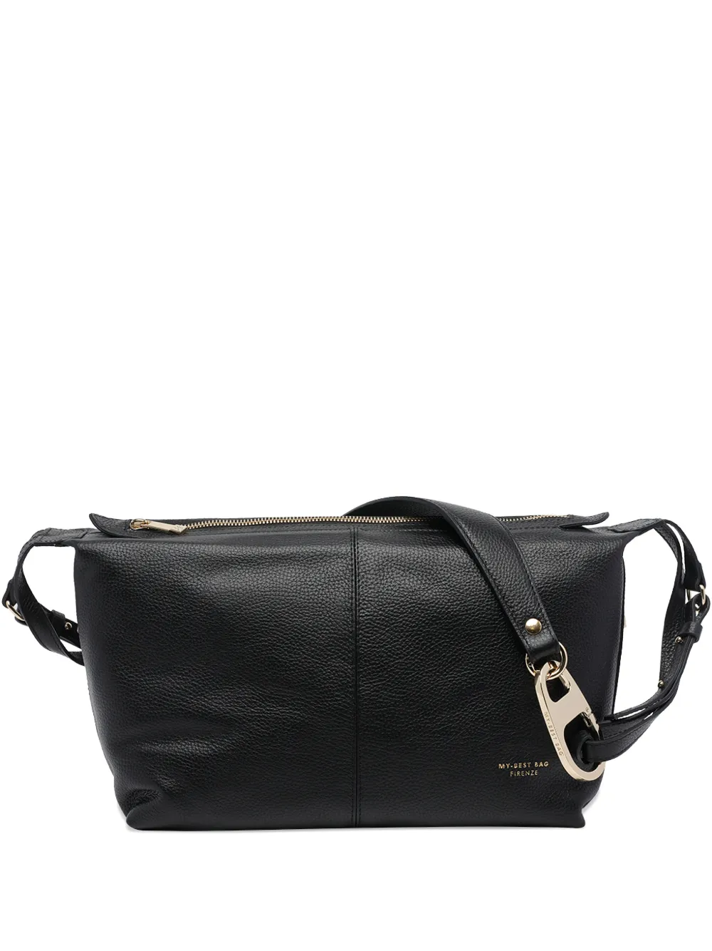 MY BEST BAG grained-leather shoulder bag - Nero