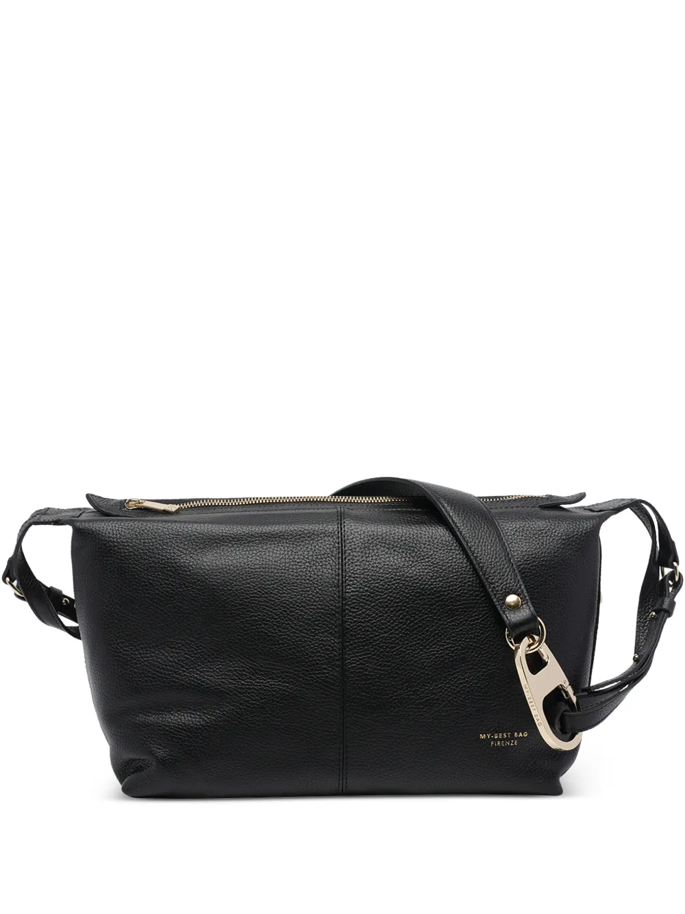 MY BEST BAG grained-leather shoulder bag - Nero