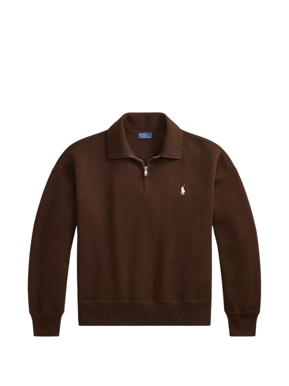 Polo Ralph Lauren Maglione con zip - Marrone