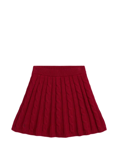 POLO RALPH LAUREN KIDS cable-knit skirt
