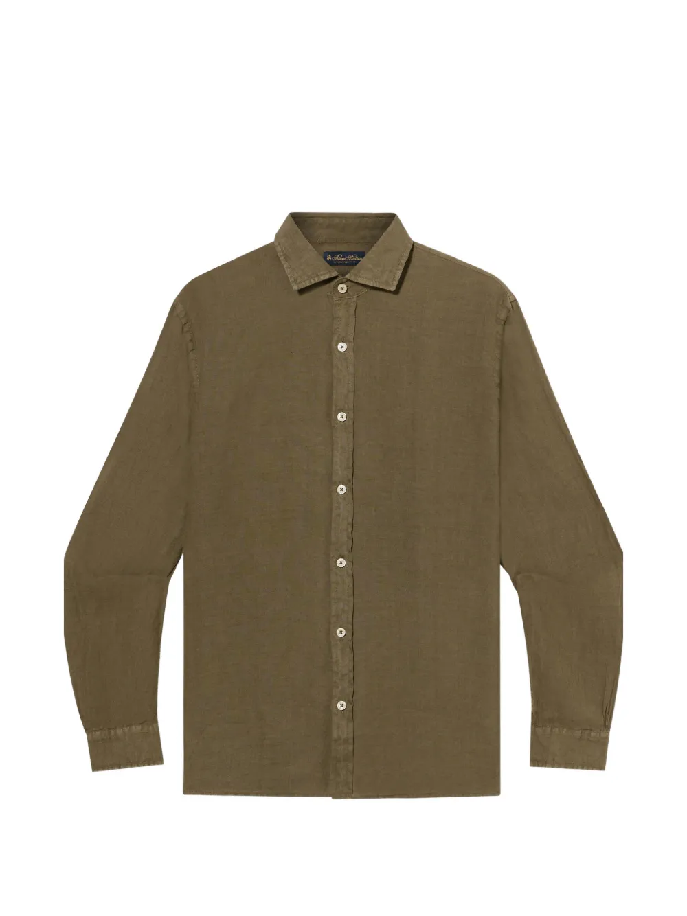 Brooks Brothers slim-fit spread-collar shirt - Grün
