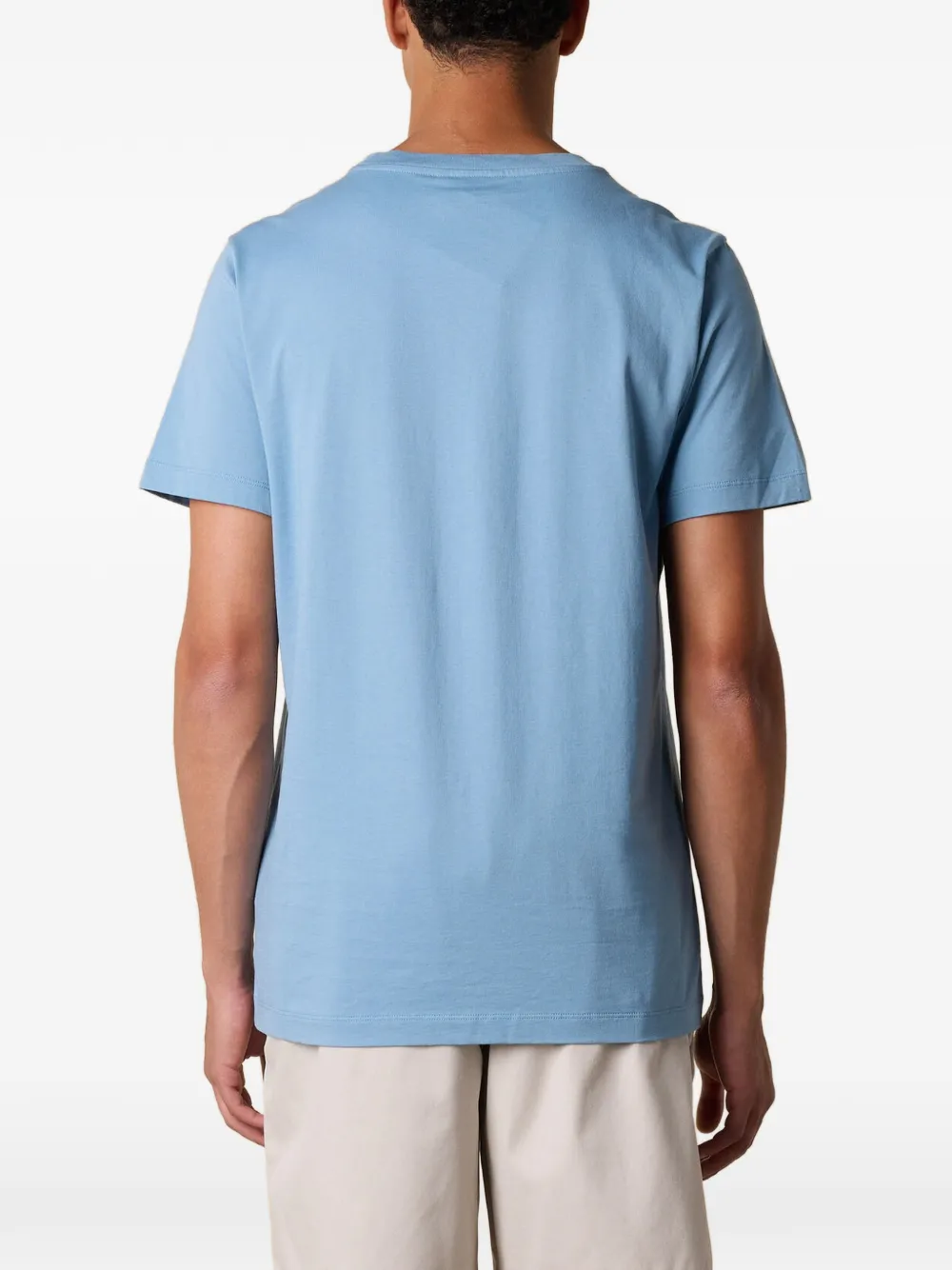 Brooks Brothers T-shirt met zak Blauw
