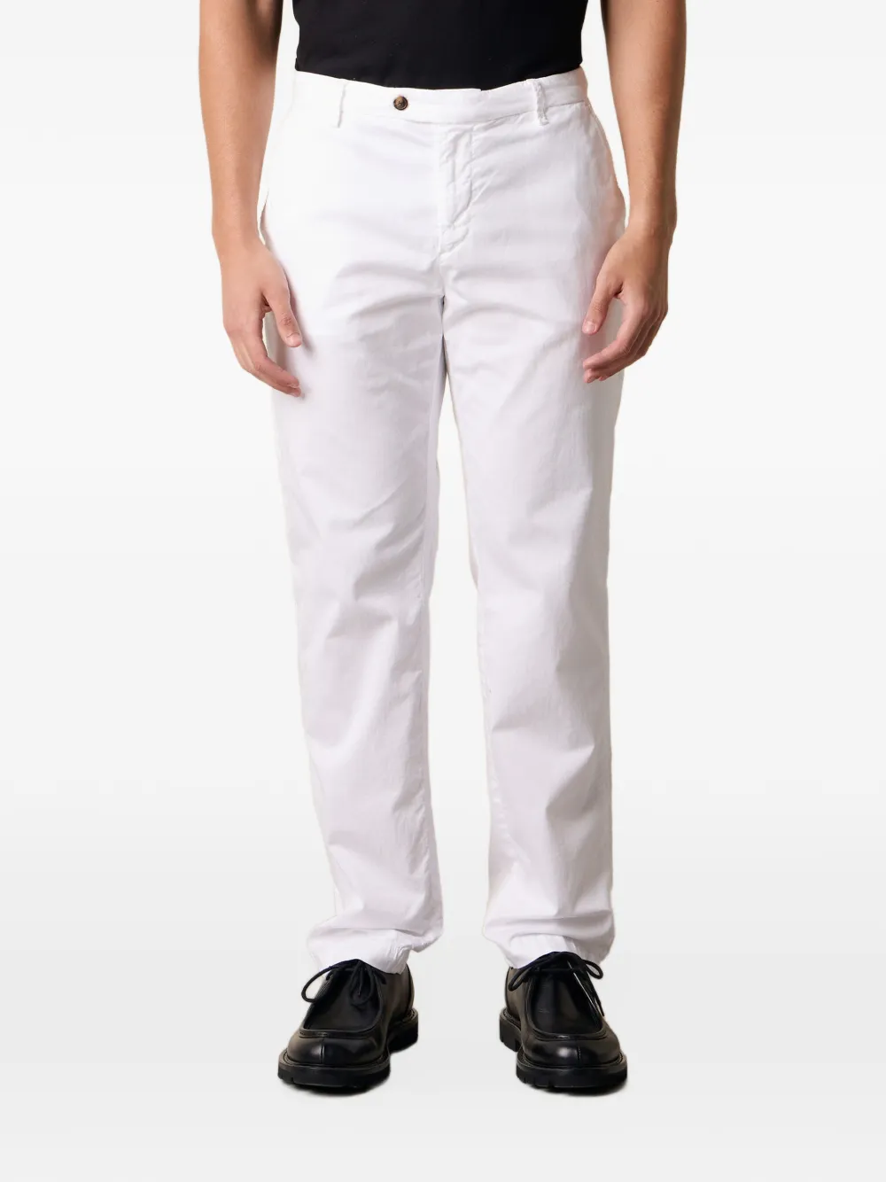Brooks Brothers stretch-cotton chino trousers - Weiß