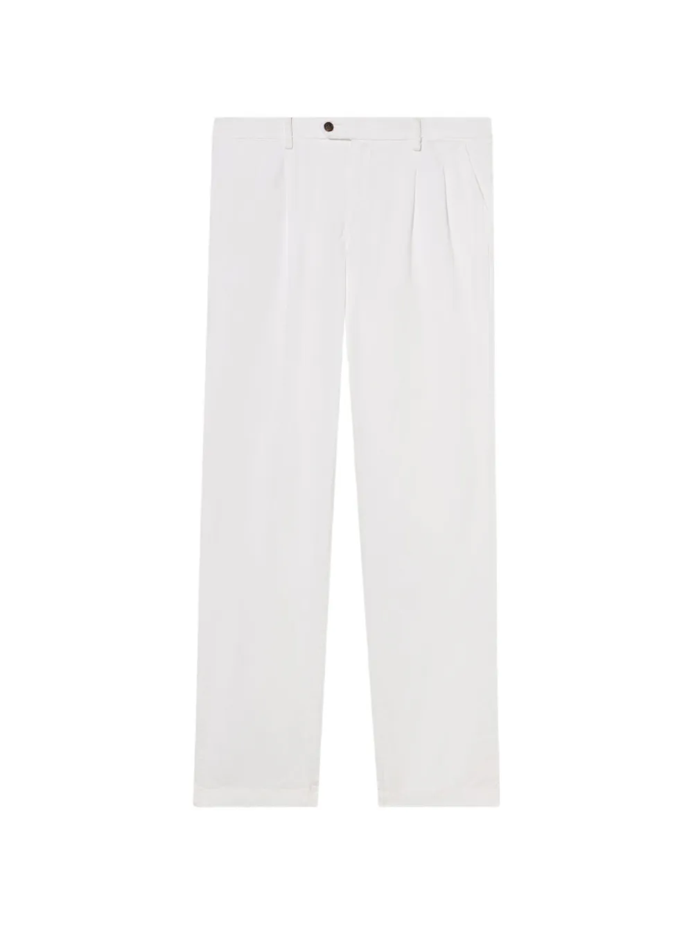 Brooks Brothers double-pleat trousers - Weiß