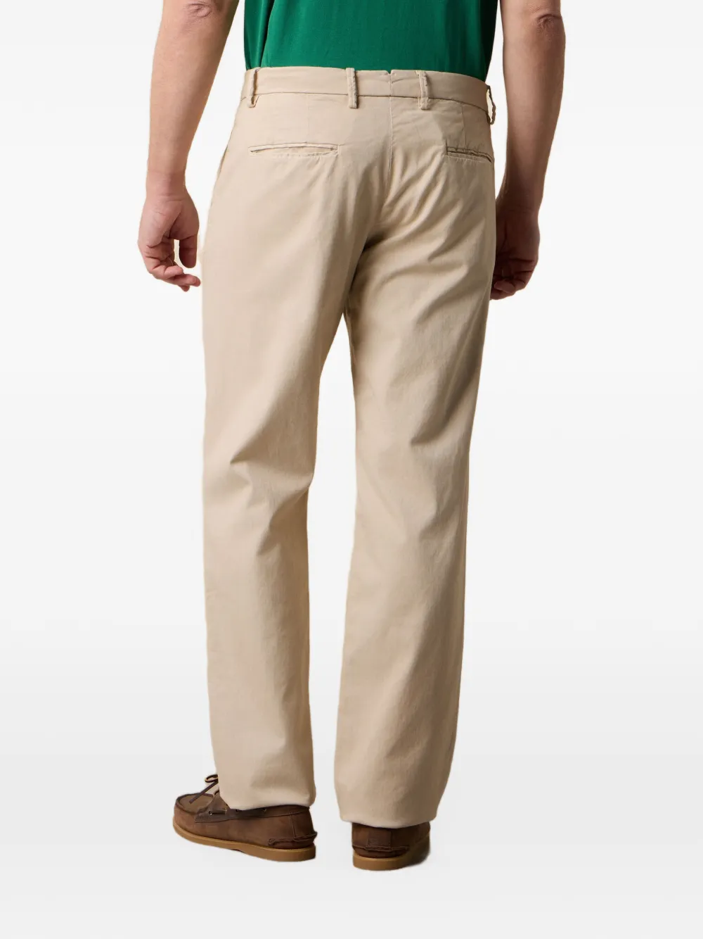 Brooks Brothers Broek met geplooid detail Beige