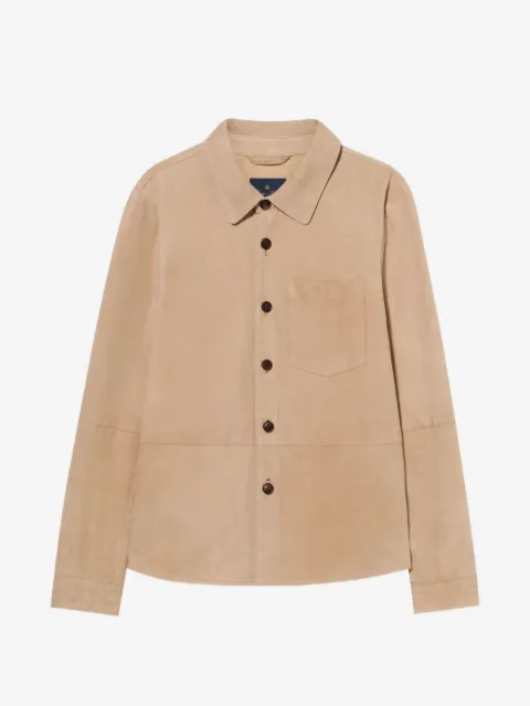Brooks Brothers suede shirt jacket