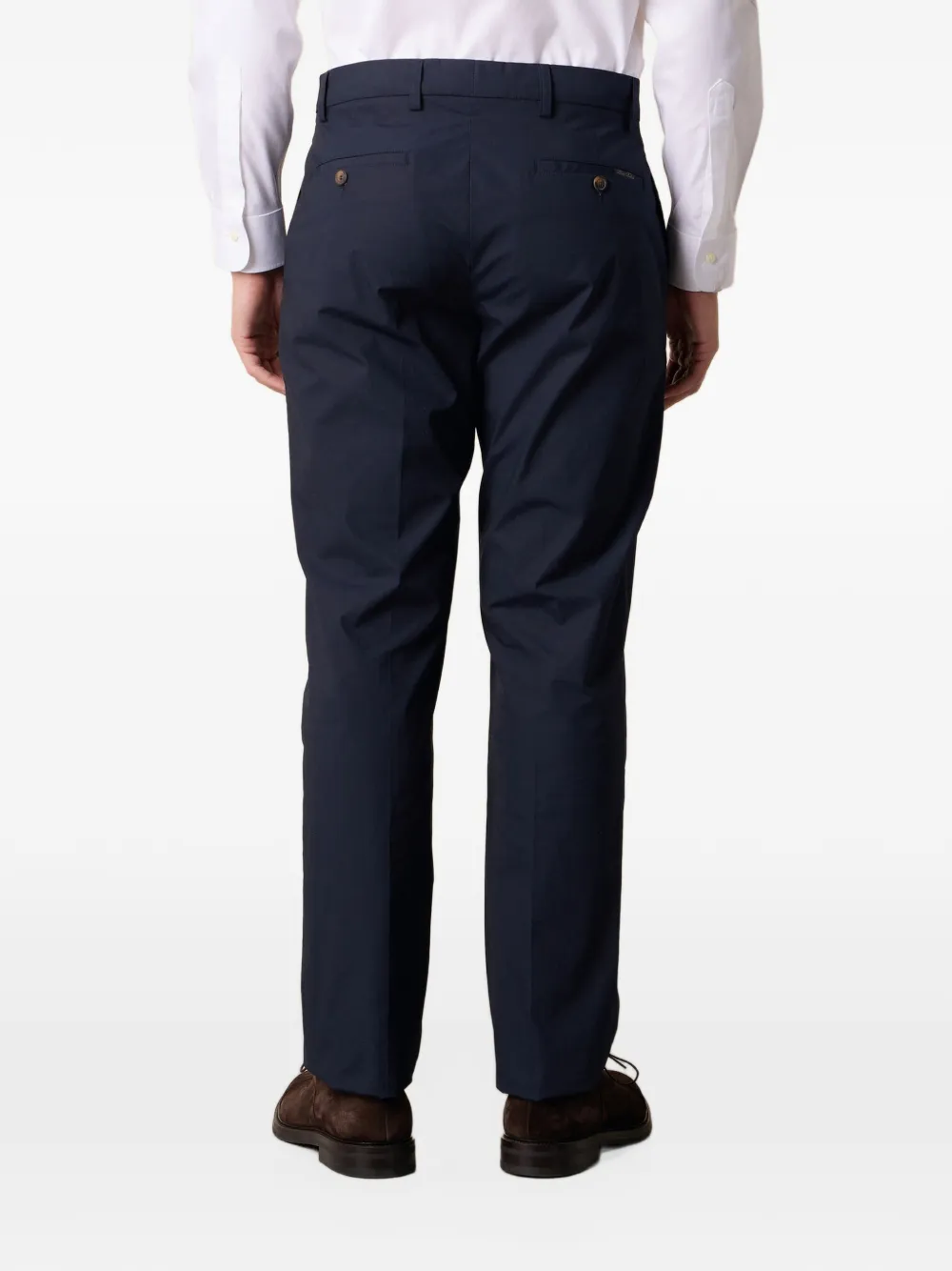 Brooks Brothers Popeline chino Blauw