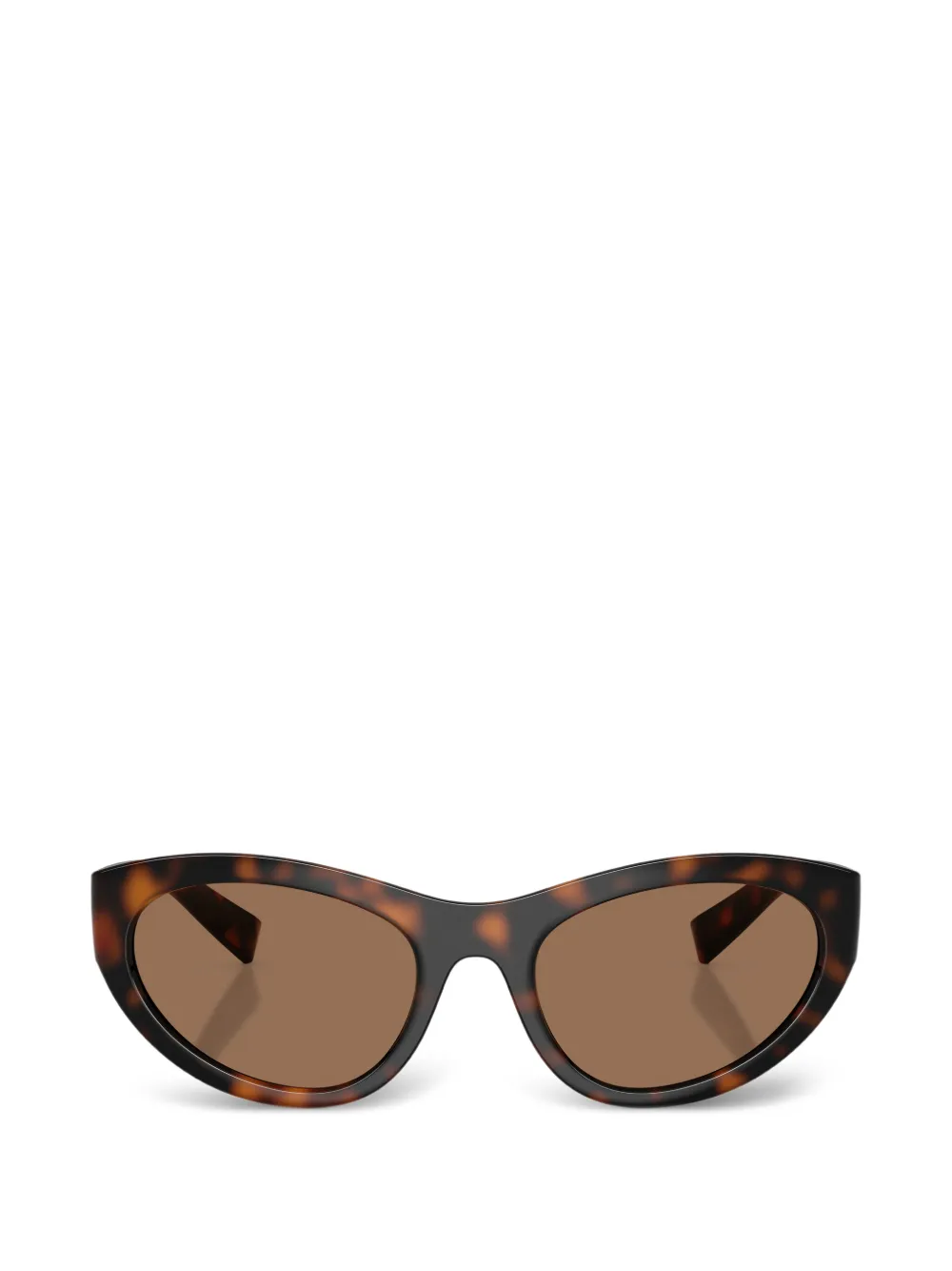 Dolce & Gabbana Eyewear tortoiseshell-effect cat-eye sunglasses - Marrone