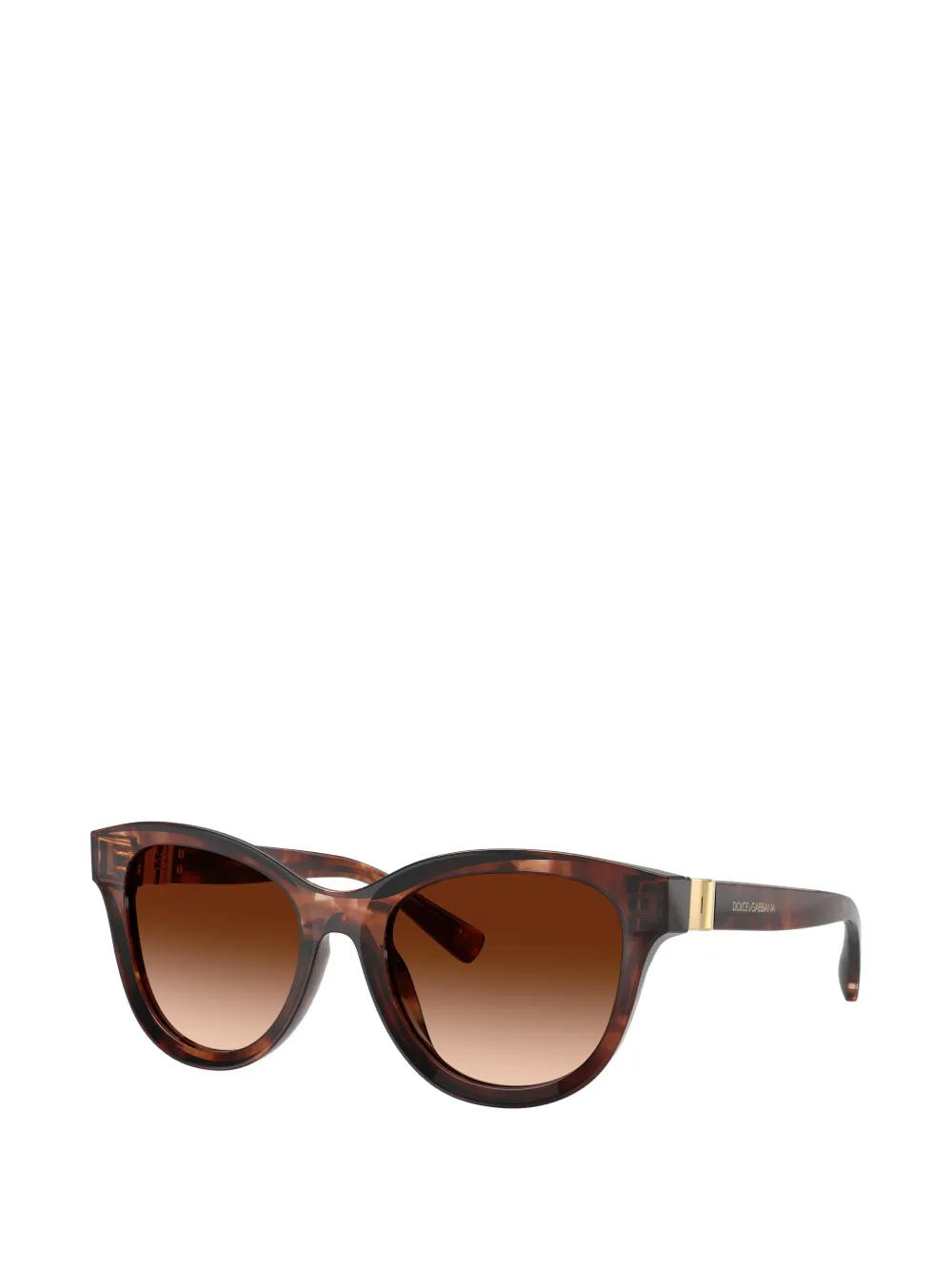 Dolce & Gabbana Eyewear Zonnebril met schildpadschild-effect Bruin