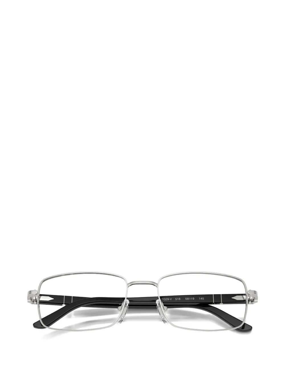 Persol Bril met rechthoekig montuur Zilver