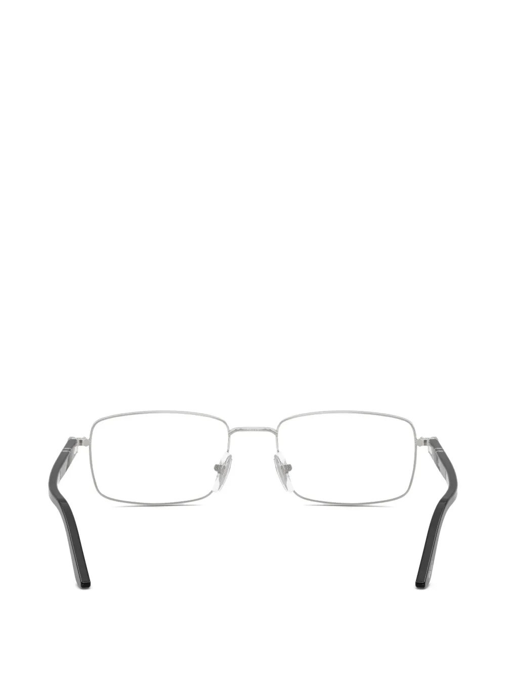 Persol Bril met rechthoekig montuur Zilver