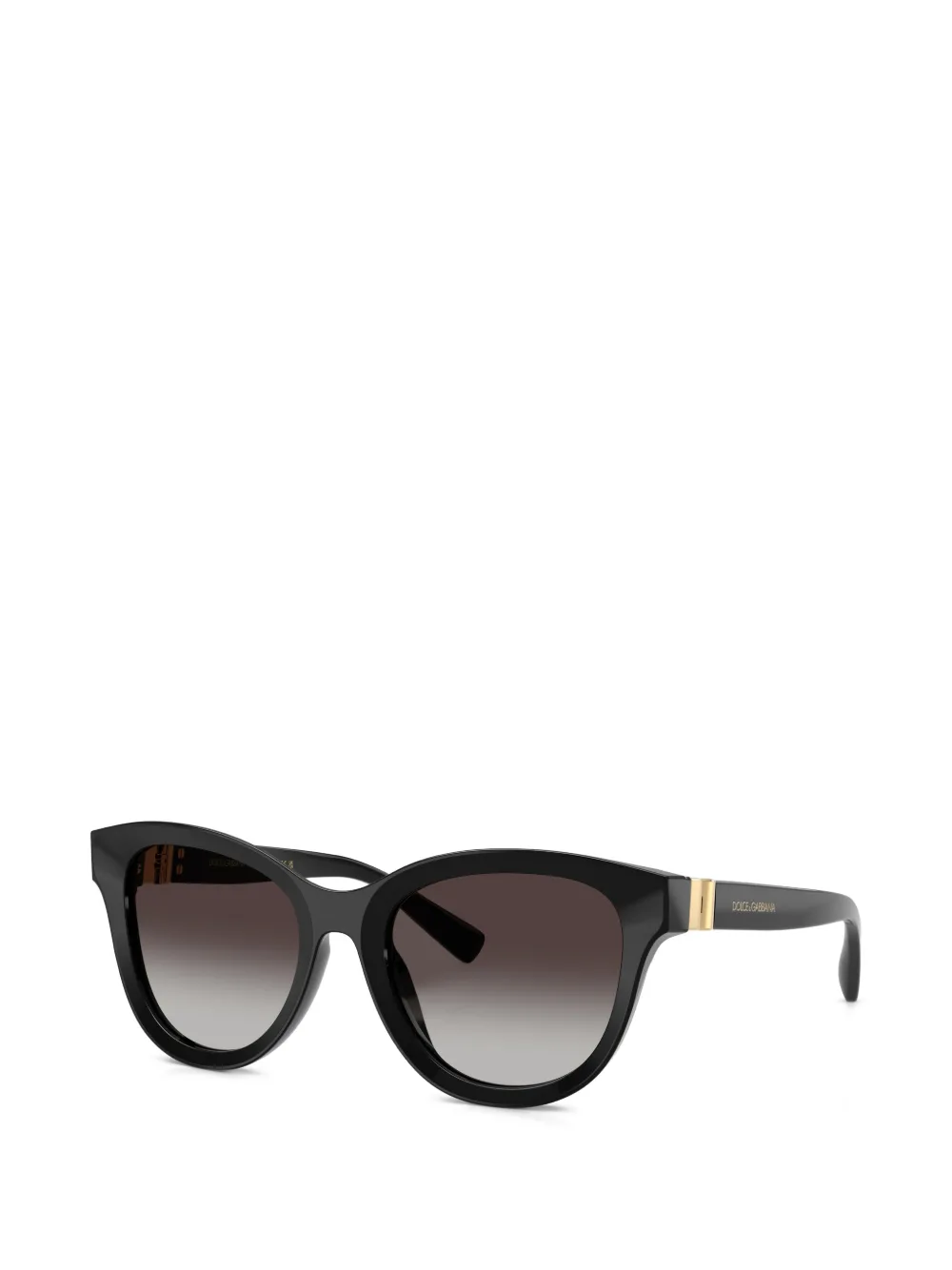 Dolce & Gabbana Eyewear Zonnebril met cat-eye montuur Zwart