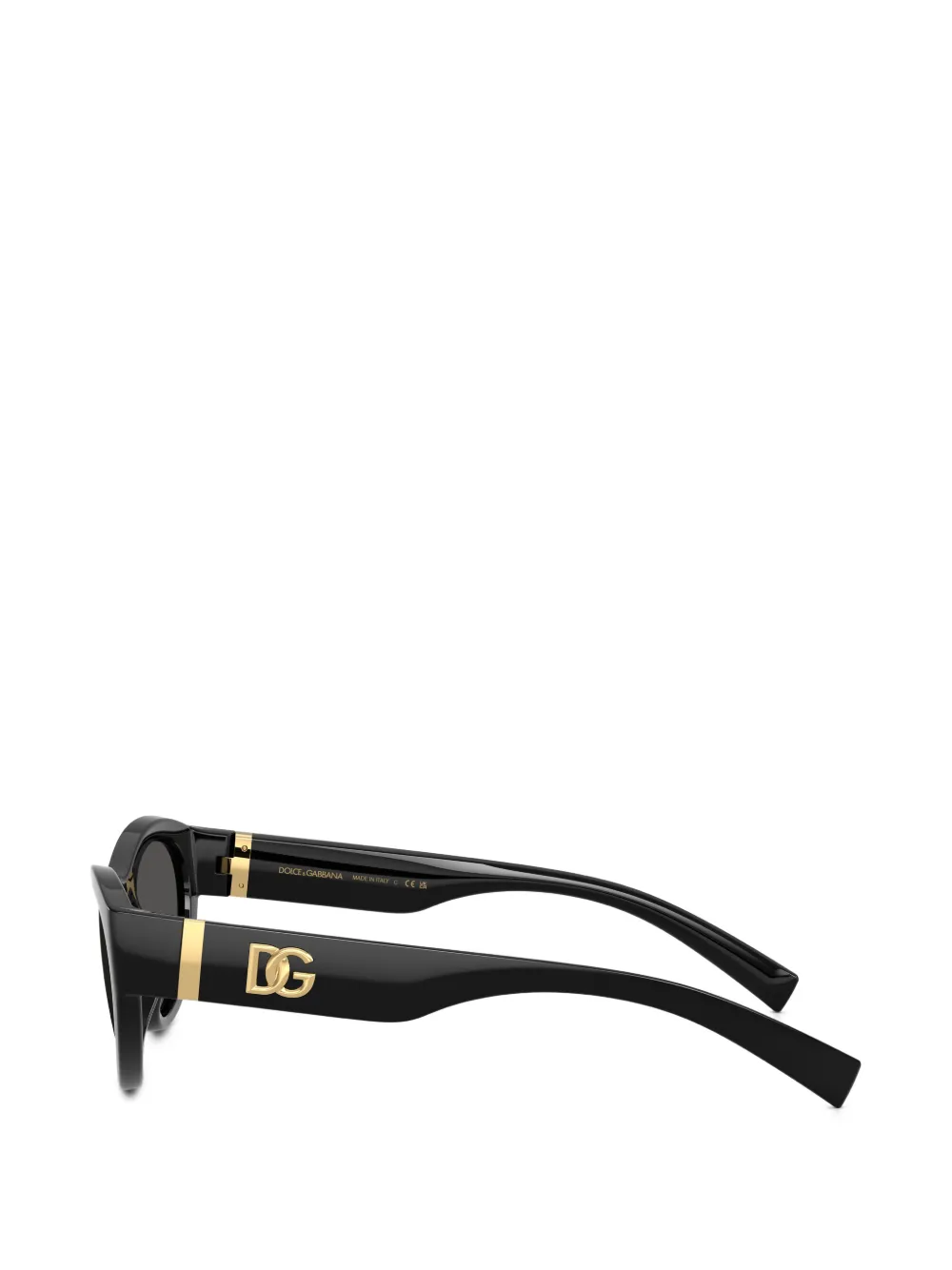 Dolce & Gabbana Eyewear Zonnebril met cat-eye montuur Zwart