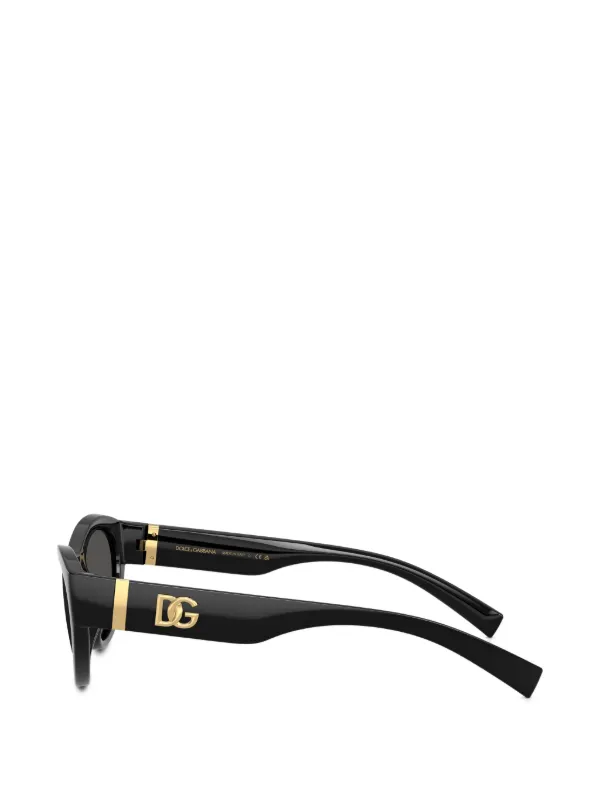 Dolce & Gabbana Eyewear キャットアイ サングラス | ブラック