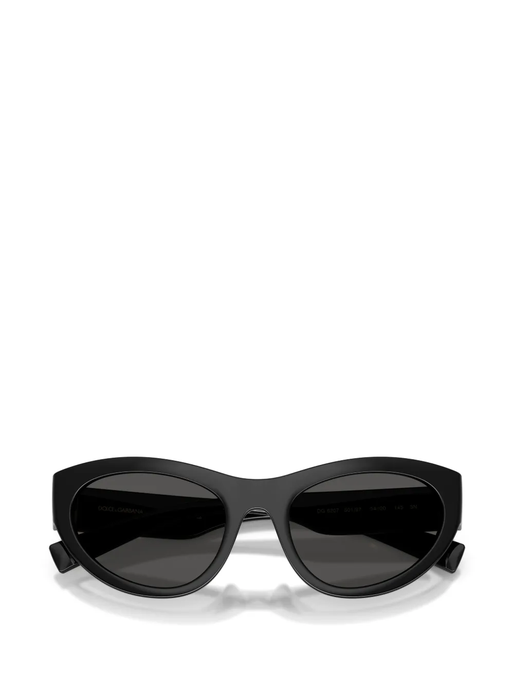 Dolce & Gabbana Eyewear Zonnebril met cat-eye montuur Zwart