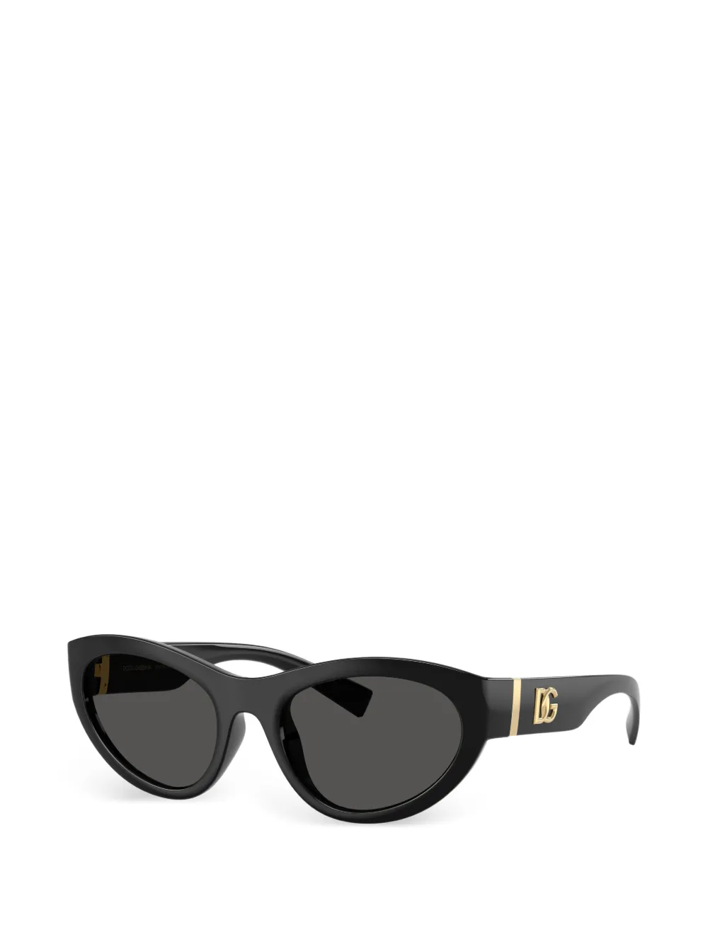 Dolce & Gabbana Eyewear Zonnebril met cat-eye montuur Zwart